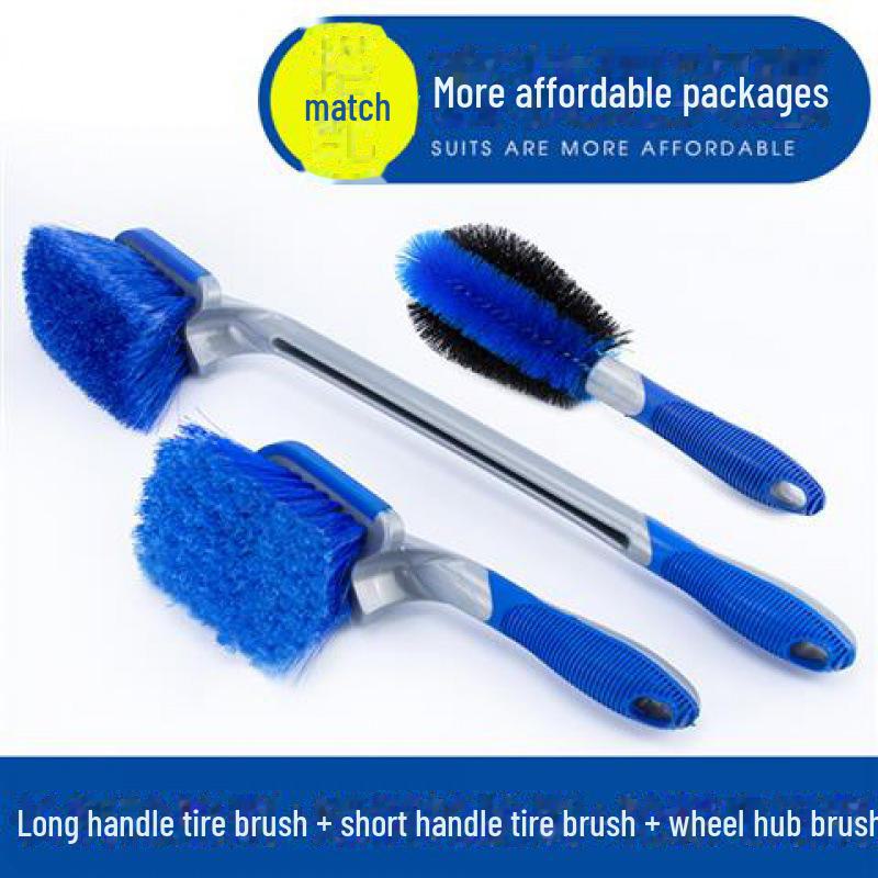 Heavy-Duty Car Wheel & Rim Brush for Effective Cleaning