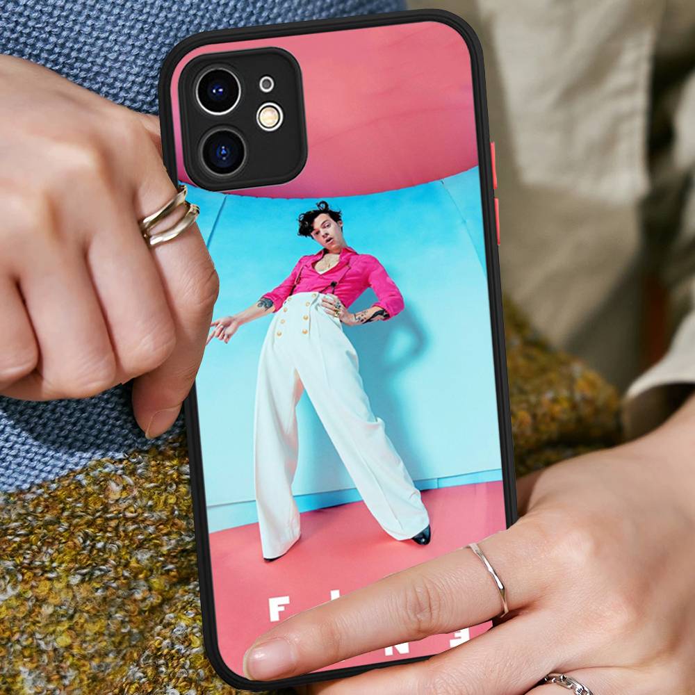 Pop Singer Harry Styles Matte Protective Case For IPhone 16 15 14 13 12 11 Pro Max X XS MAX Protection Case