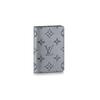 Short Pocket Monogram Coated Canvas Leather Card Holder Wallet Men Wallet Gray M30837