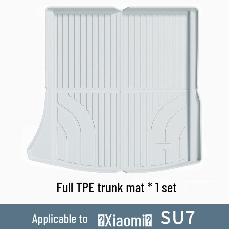 Eco-friendly, Odorless TPE Floor Mats for Xiaomi SU7: Original Car Color and Interior Match