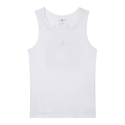 Flight Essentials Design Stampa Vintage Lettere e Numeri Canotta Casual Leggera Traspirante Senza Maniche Uomo top Bianco FN5997-100