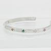 studio curve Stone bangle bracelet
