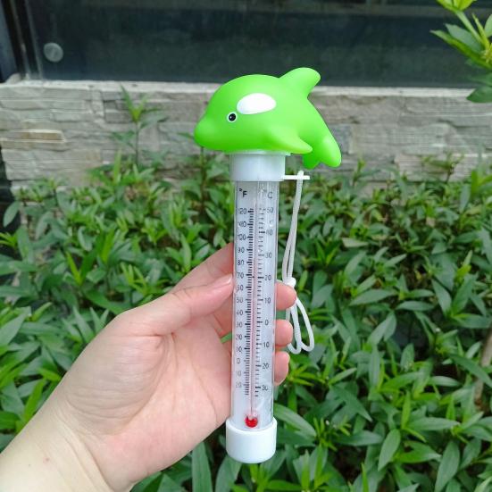 Floating Swimming Pool Thermometer Cartoon Animal Shape Water Thermometer for Pools Spas Aquariums Easy Read Pond Thermometer