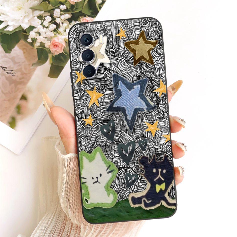 For Infinix Zero 5G 2023 X6815C X6815D Cute Cat Flower Cartoon Phone Case For Infinix Zero 5G (2023) Soft Silicone Cover Bumpers