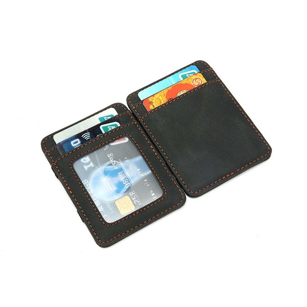 ID Card Case Men With Ribborn Gift Card Cover Cash Clip Magic Wallet Money Clips Mini Coin Purse
