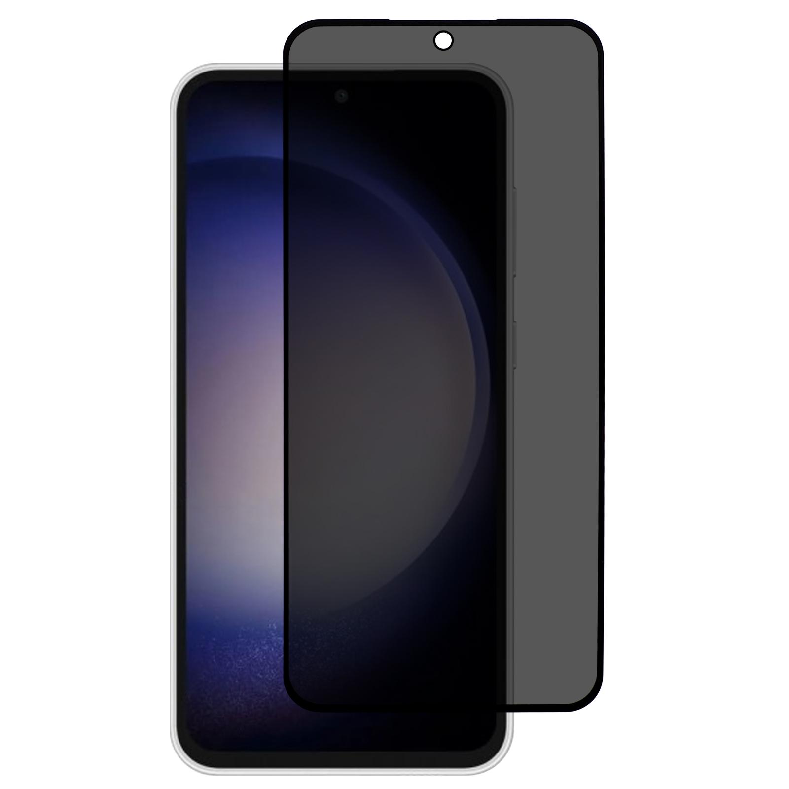 

Для Samsung Galaxy S23 FE Захисна плівка для екрану з захистом від підглядання Повне покриття Шовкографічний друк Чорна рамка Загартоване скло Type A