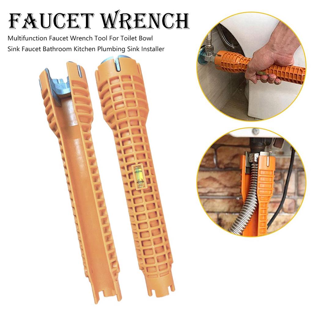 Multifunction Faucet Wrench Tool For Toilet Bowl Sink Faucet