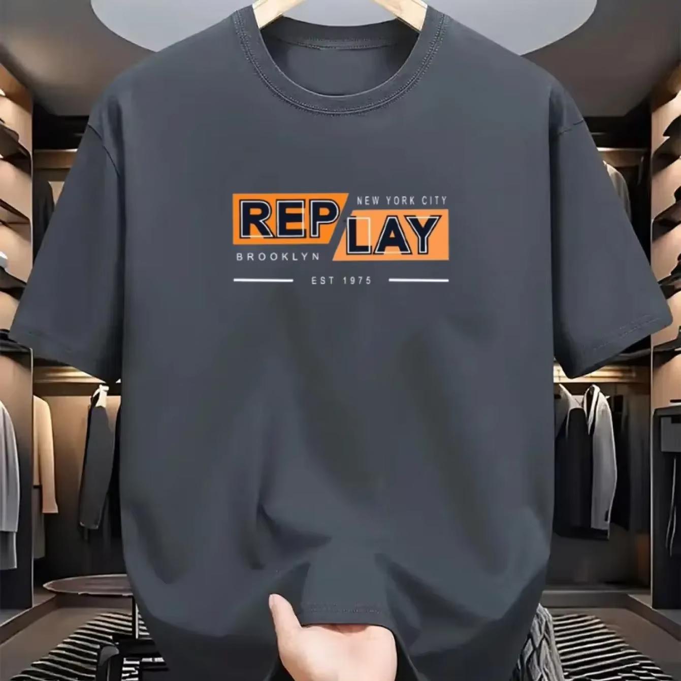 Trendy Casual Printed womens Casual Shortsleeved Tshirt pure Cotton Crew Collar Tshirt Breathable and Elastic S