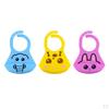 Adjustable Waterproof Silicone Infant Baby Bibs W/Food