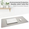 Large Size Office Computer Desk Protector Mat PU Leather Waterproof Non Slip Mouse Pad Desktop Keyboard Desk Pad Gaming Mousepad