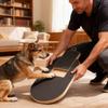 Scratching Board For Dogs Wooden File Pad With Treat Box Dog Nail Scratch Pad For Play Boredom Home Pet Enrichment Carpet Brain