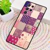 Vintage Patchwork TPU Phone Case For Samsung Galaxy note 10 pro S26 S25 S24 S23 S22 Ultra Plus S21 FE S20 Shockproof Cover