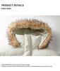 Men's Winter Retro Cotton Jacket with Detachable Fur Collar - Thick and Trendy Outerwear