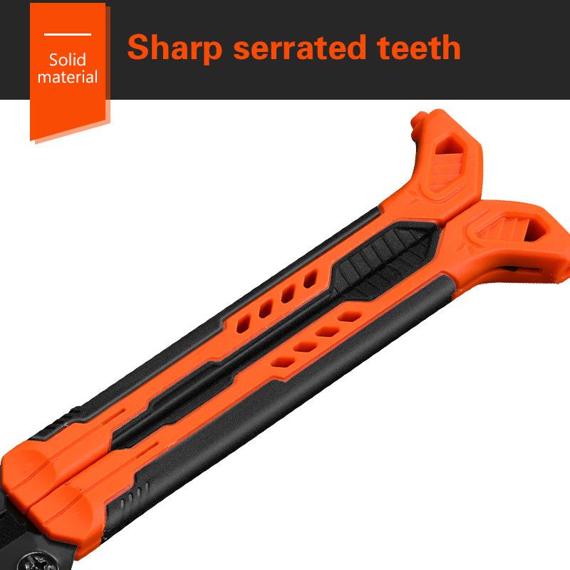 Saw Woodworking Hand Tools 14" Pocket Folding Saw Sk5 Wood Saw,13/14Tpi Double Edges Pull Saw Portable Camping Saw Flush Cut Saw