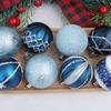 Shatterproof Painted Christmas Ball 6cm Christmas Baubles Christmas Hanging Ball  Home Xmas Decor