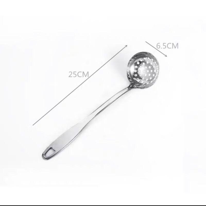 Qianxing Long Handle Stainless Steel Hotpot Ladle & Slotted Spoon
