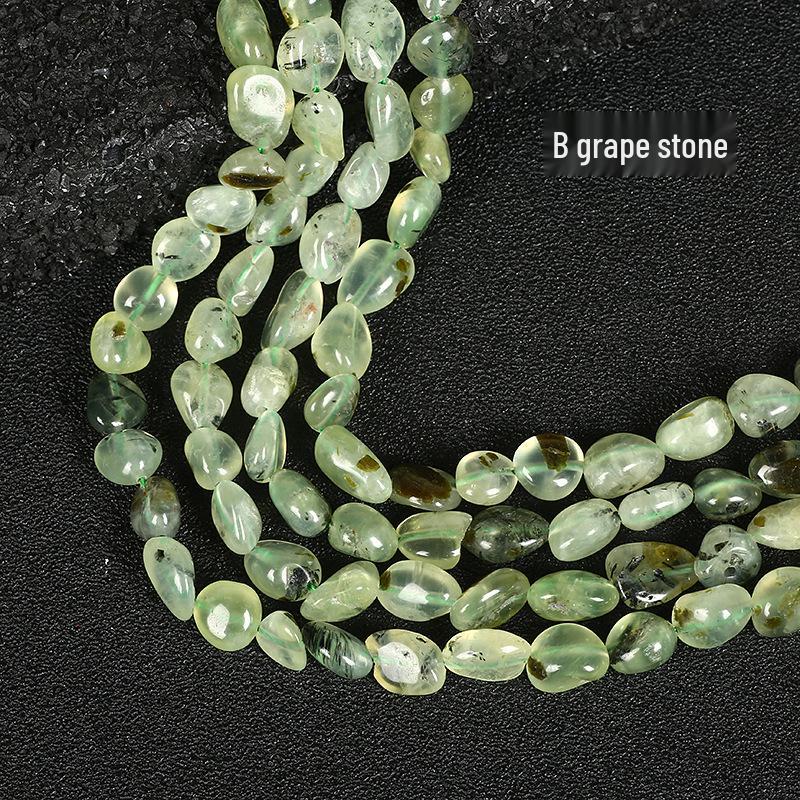 

Бусины из агата «Водоросли» 8x10 мм, серого флеш-камня, пренита, смешанного лунного камня овальной и круглой формы 8*10mm, approx. 40 beads