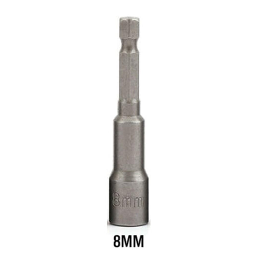 8MM Magnetic Tech Screw Driver Tek Bit,Drill Nut Setter Roofing Cladding STOCK~