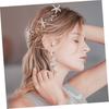 Starfish Headpiece - Wedding Hair Accessory with Pearls for Brides, Nautical Alloy Hair Decor for Women