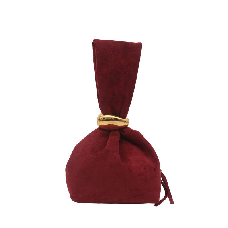 Luxury Designer Soft Leather Clutch Bag Women Pleated Mini Bucket Pouch with Temperament Side Zipper for Party Evening