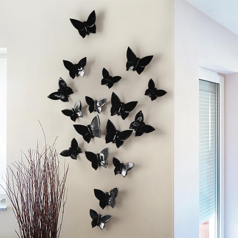 Resin Minimalist Modern Butterfly Wall Decor Living Room And Bedroom Wall Art