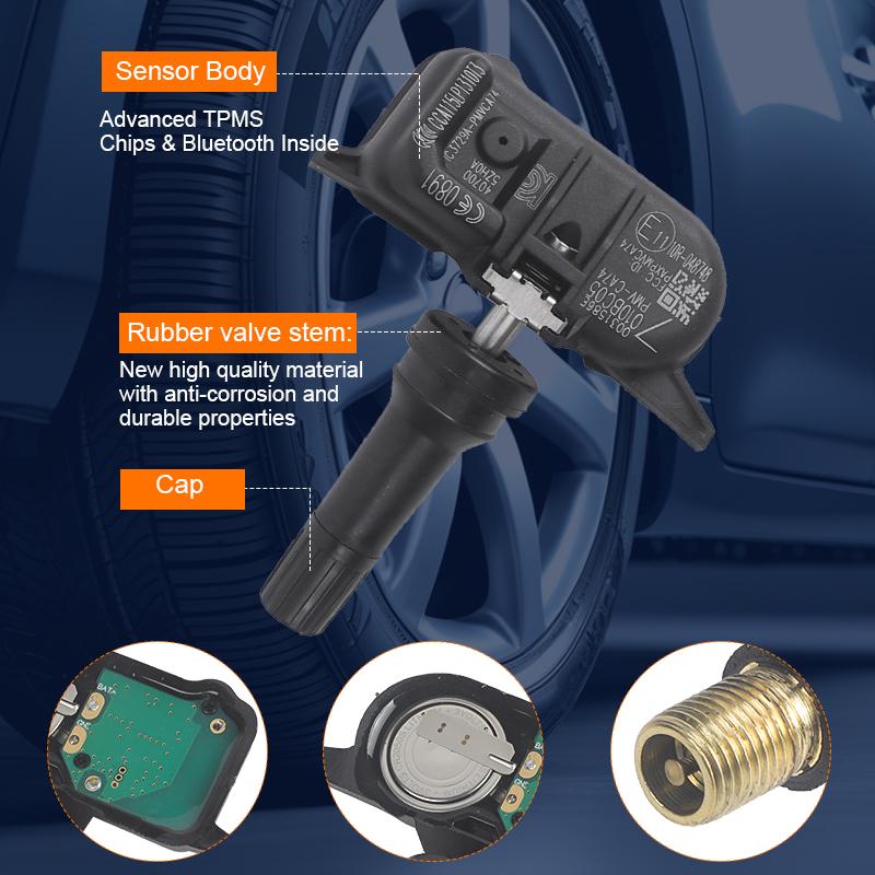 433MHz Tyre Pressure Sensor 407705ZH1A 407706LB1A For Nissan NV200 PATROL Versa Infiniti Q30 Mercedes-Benz Renault PMV-CA74