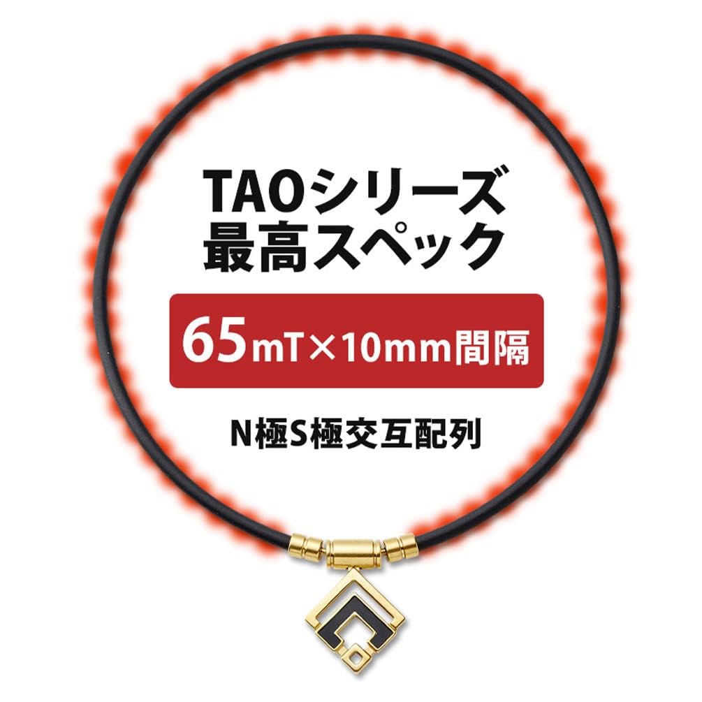 Colantotte Limited Edition Magnetic Necklace TAO Necklace ARAN Gloss Black LL Size