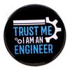 Lapel Badge Brooch Pin Engineering Cost Control Brooch English Letters Brooch  Clothes Pins