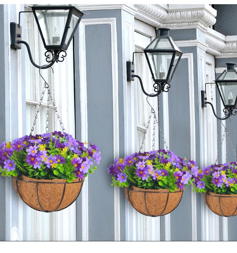 Woondecoratie Kunstbloem Hangmand Met Vlindervorm Voor Woonkamer En Tuin