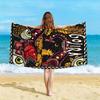 1pc Blaspheme Fallen Angel Of Doom Horned Demon Beach Towel Microfiber Quick Dry Bath Towel For Pool Beach Travel Extreme Metal