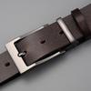Belt Men'S Leather Pin Buckle First Layer Real Cowhide Men'S Outer Wear Formal Wear Business Youth Handmade Bare Edge Light Bottom Men'S Waist
