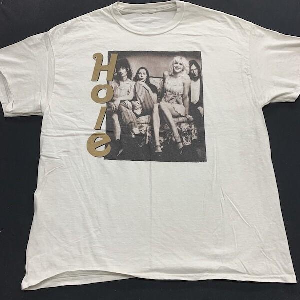 Hole Band T-shirt Hole Band White T-shirt Unisex S5XL VN4830 S