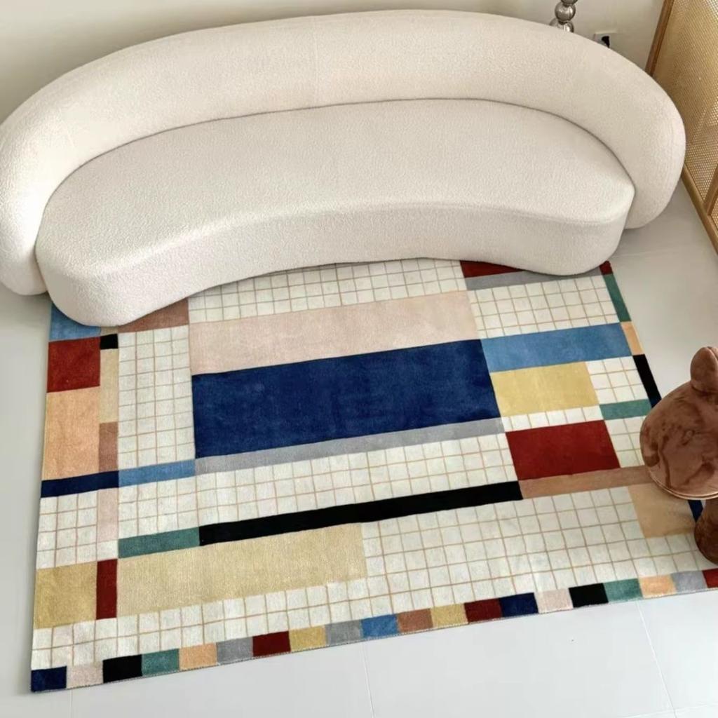 French Living Room Coffee Table Sofa Carpet NonSlip And DirtResistant Easy To Take Care Of Bedroom Crystal Velvet Premium Floor Mat