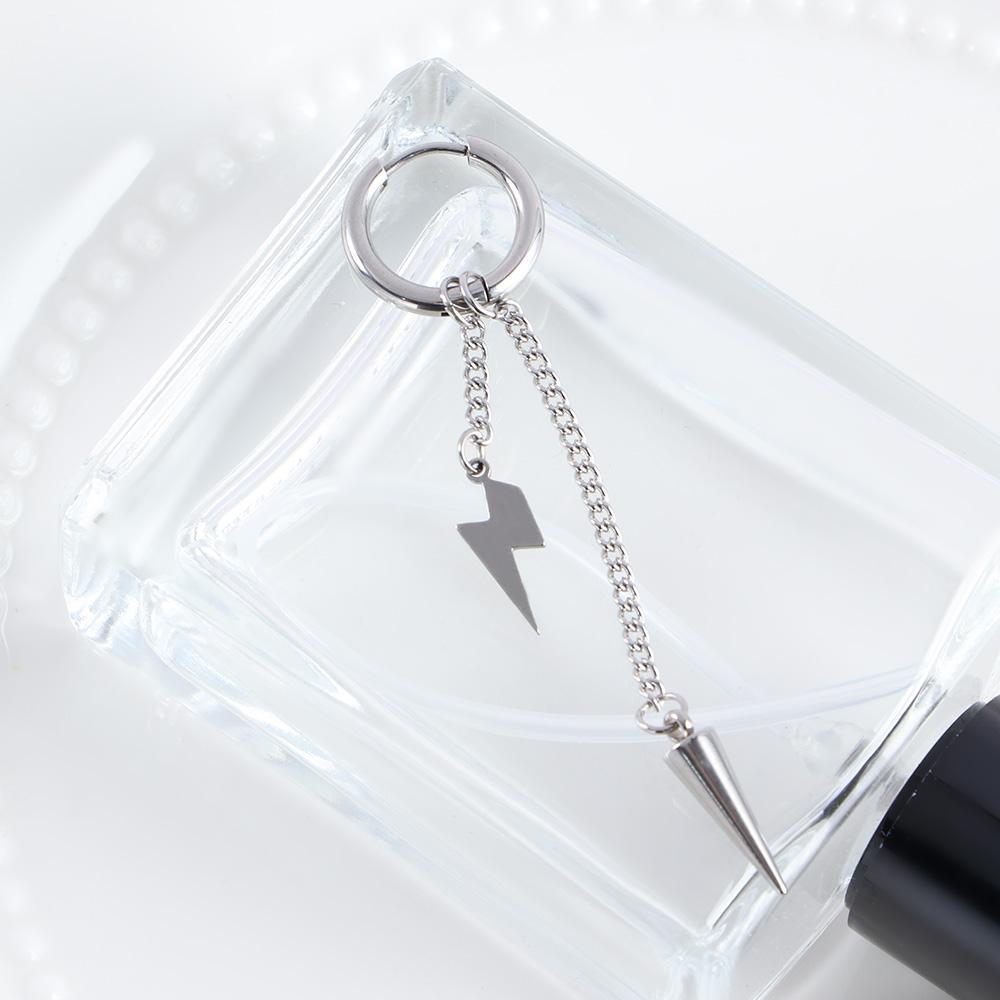 

Steel Temperament Awl Drop Dangle Earrings Korean Hoop Earrings Tassel Women Stud Earrings