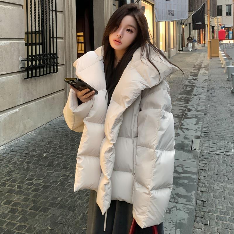 New Winter Stand-up Neck Cotton Clothes Women's Fashion Loose Short Design Thickened Warm Jacket