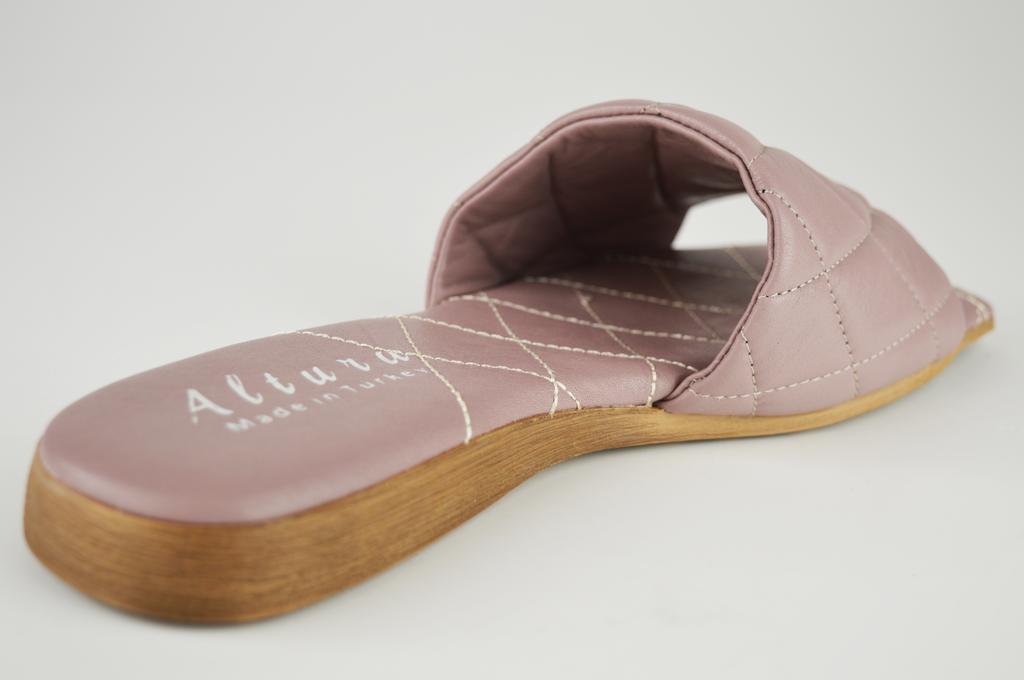 Damen lila Hausschuhe Altura 5286 36 echtes Leder