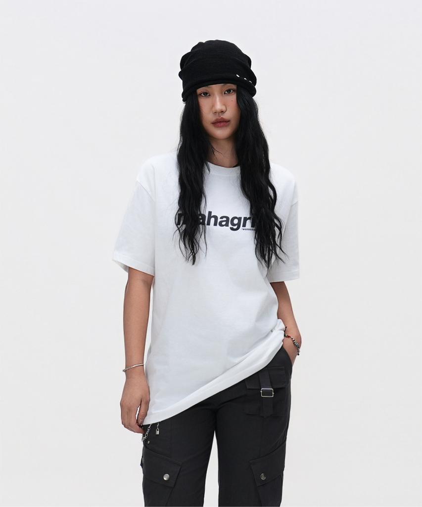 MAHAGRID Basic Logo Tee White(Mg2Cmmt502A)