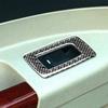 4Pcs For Chrysler 300 300C 05-07 Carbon Fiber Interior Window Control Cover Trim