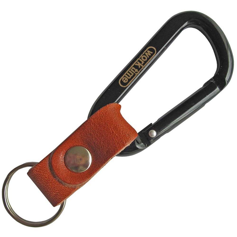 KOZUCHI Carabiner with Ring Black KARB-6BK High Quality Aluminum Key Holder Hook