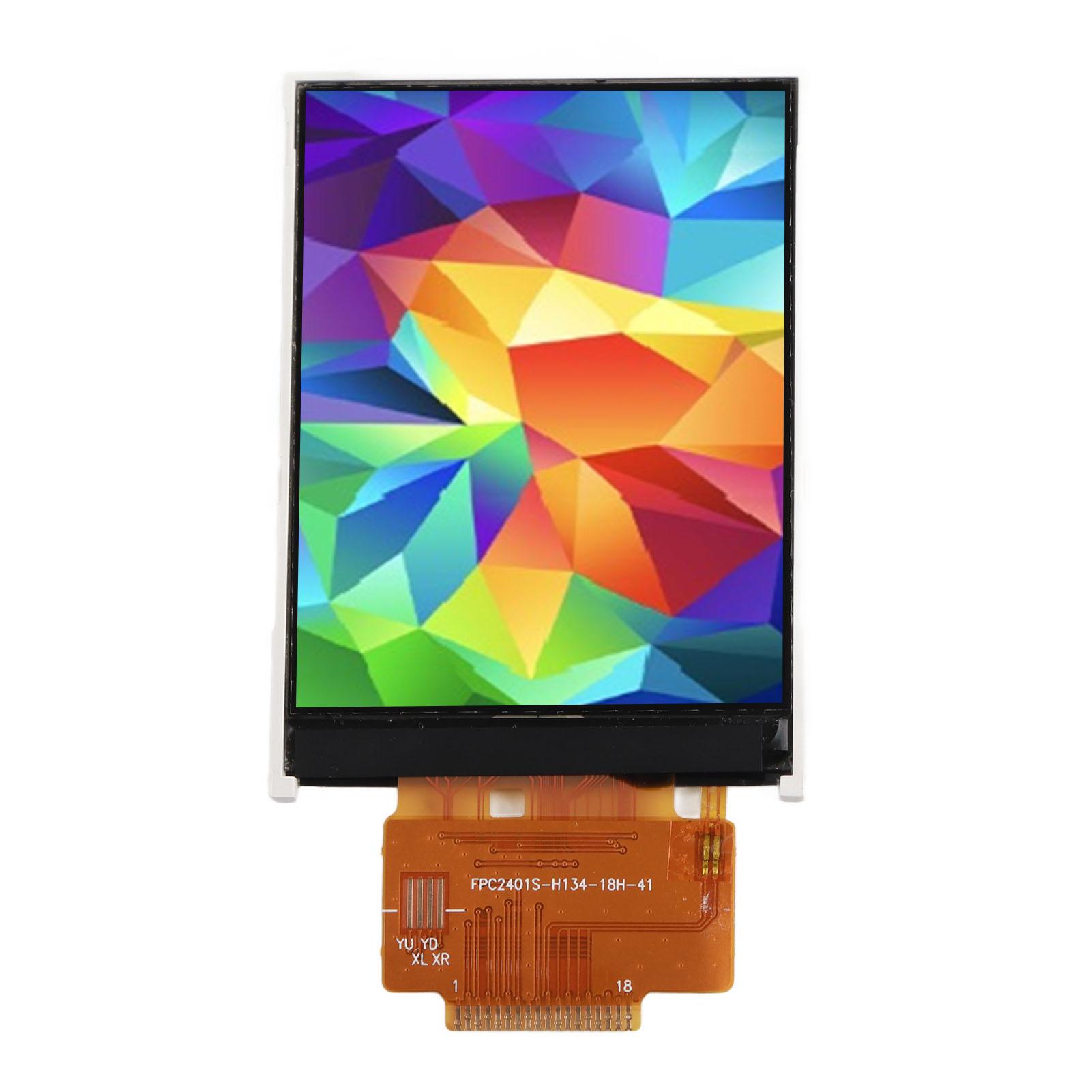 

LCD Display Module 240x320 2.4in SPI Interface ILI9341 Drive TFT IPS Monitor Screen
