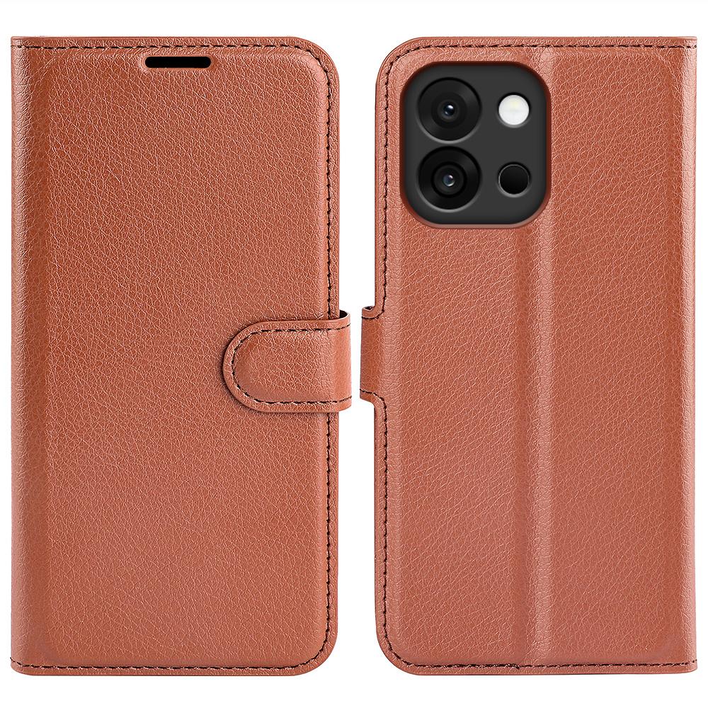 For OnePlus 13T 5G Wallet Case Litchi Texture Shockproof Leather Flip Stand Phone Cover