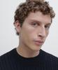 Masimodutti Crew Neck 100% Cotton Cable Knit Sweater