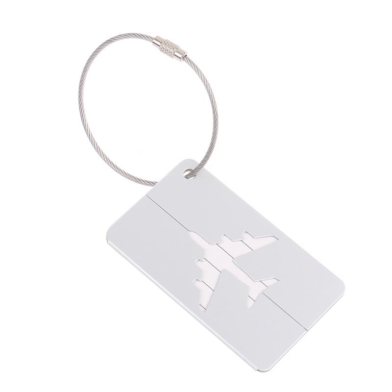 Aluminum Alloy Travel Luggage Tags Baggage Suitcase Address Tag Label