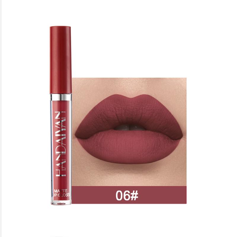 12 Colors Velvet Lipstick Matte Liquid Lipstick Waterproof & Long-Lasting Lip Gloss Non-Sticky Hydrating Formula Lip Glaze Ideal Gift for Women