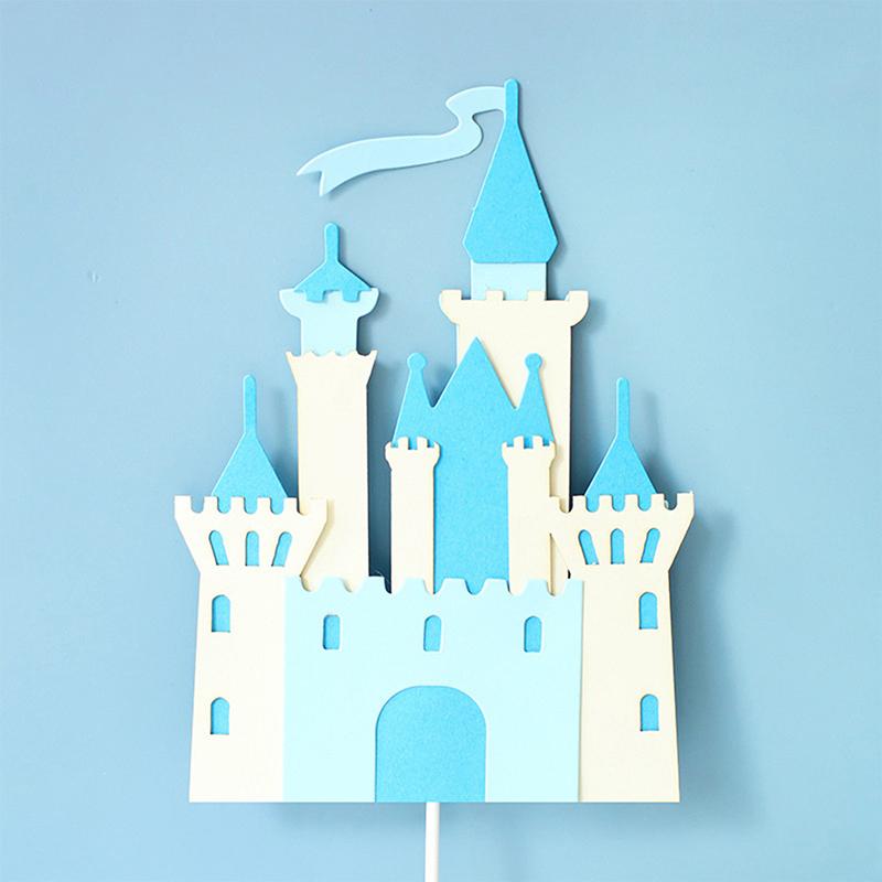 Palace Princess Cake Topper For Wedding Birthday Baking Supplies Party Decor