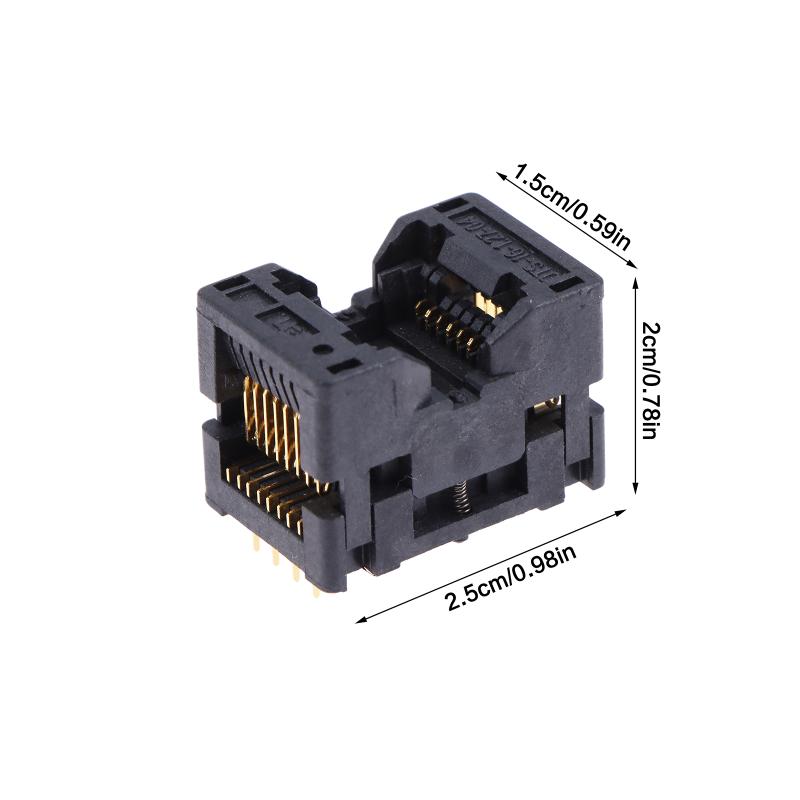 Chip-Testsockel Ots-16-1.27-04 Enplas Sop16 1,27mm Raster-IC-Test- und Burn-In-Sockel Packungsgröße 7,5 mm