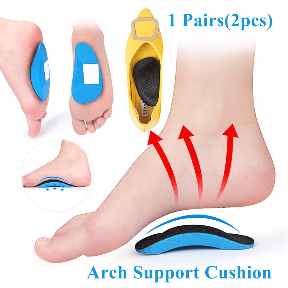 2Pcs Arch Support Sleeve Orthotic Pad Plantar Fasciitis Heel Spur Strap Foot Pain Relief Flat Feet Socks