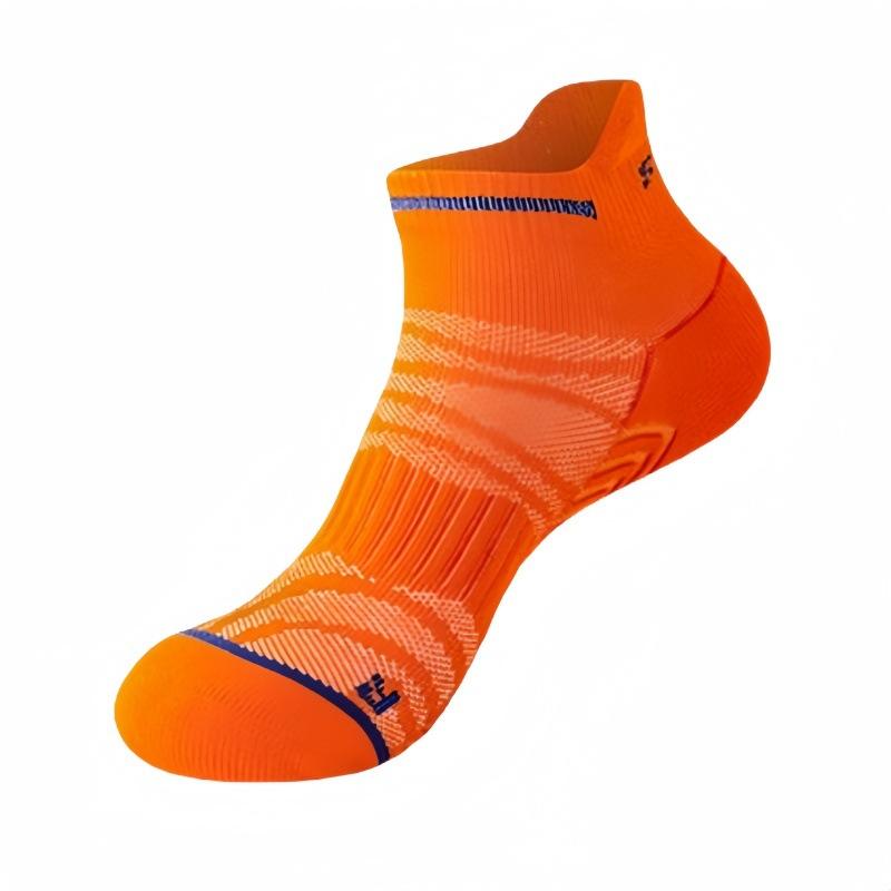 

Men s Thick Washcloth Bottom Non Slip Professional Running Sports Badminton Short Socks 1 pair оранжевый