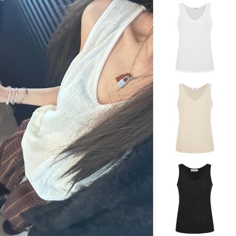 Women's Summer Loose Slimming Sheer Vest Top