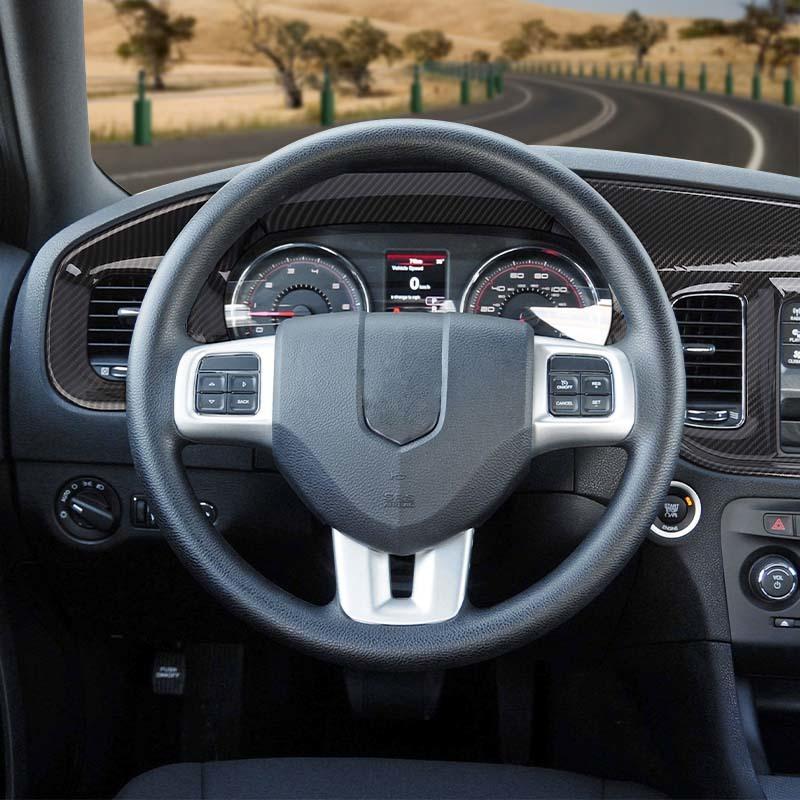 Center Control Dashboard Dekoration Abdeckung Aufkleber für Dodge Charger 2011-2014 ABS Auto Zubehör